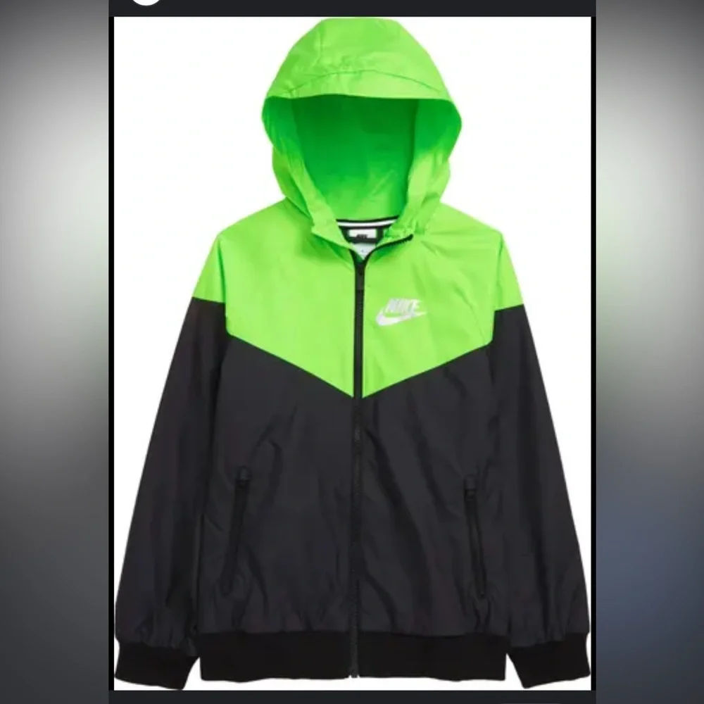 NIKE Athleisure Green Activewear Jackets